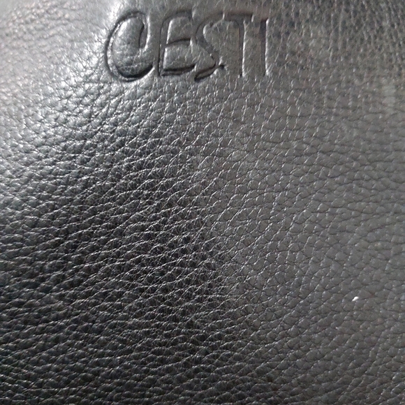 CESTI BLACK LEATHER SHOULDER BAG - Picture 4 of 9